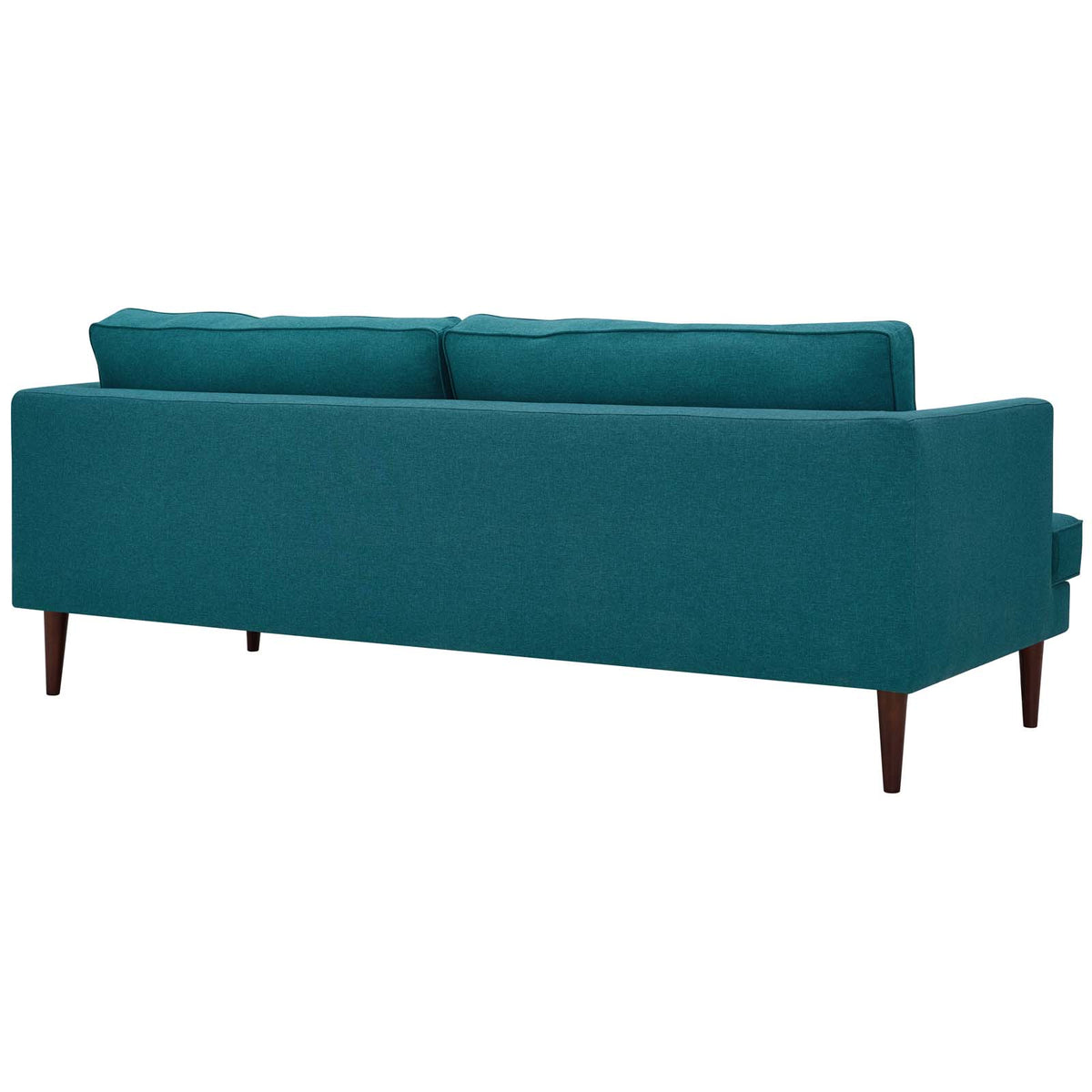 Teal Upholstered Fabric Sofa and Armchair Set Q669865