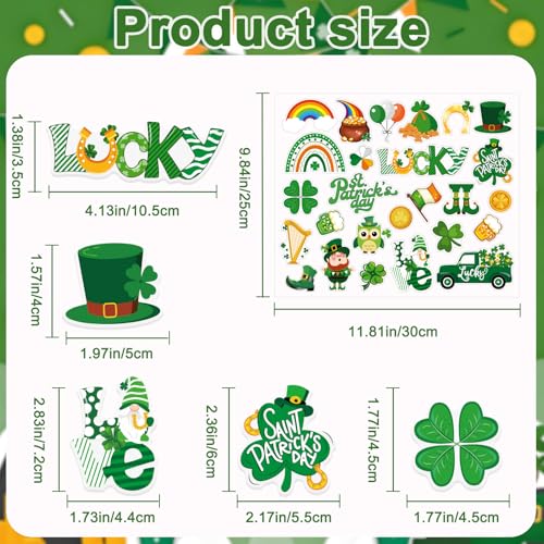 50 PCS Reusable Winter Gel Window Clings D7382