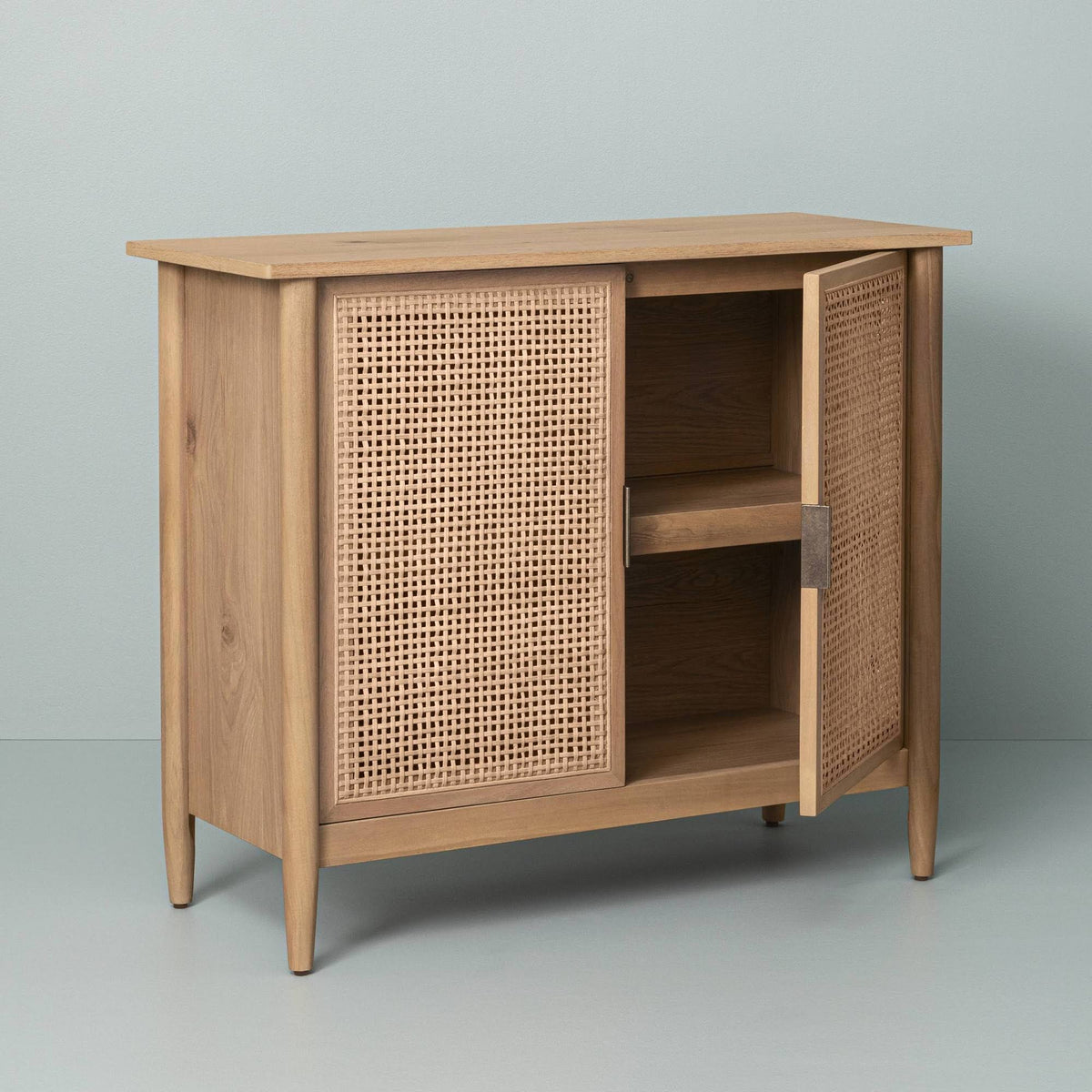 Natural Wood & Cane Cabinet G68986