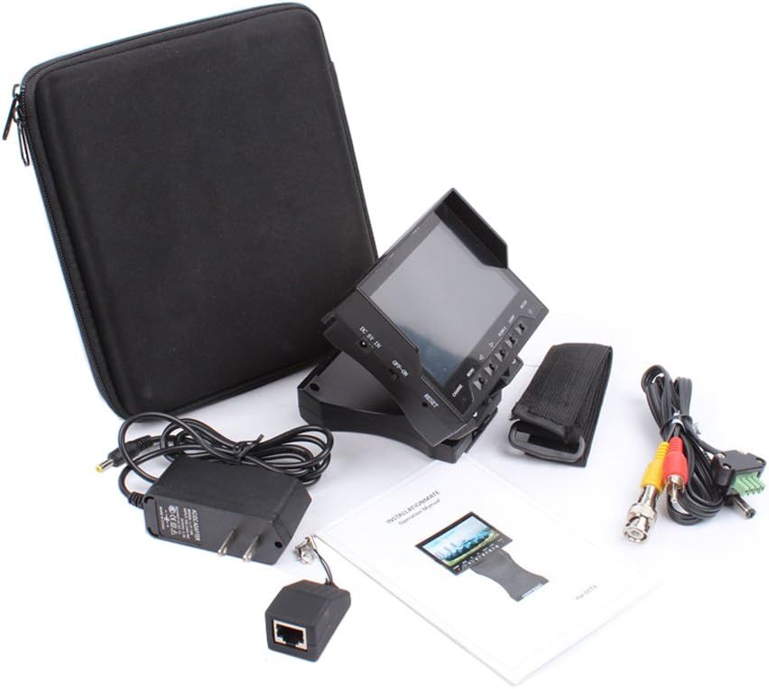 Handheld 4.3 TFT LCD CCTV Analog Camera Tester 12V Output RJ45 Cable Test Monitor Pack of 2 G87174