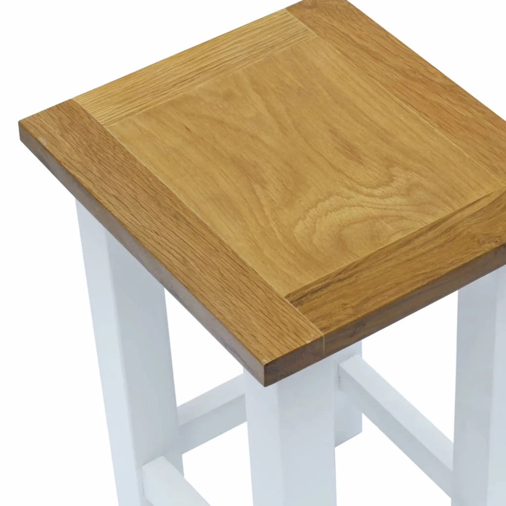 Solid Oak Wood End Table N215