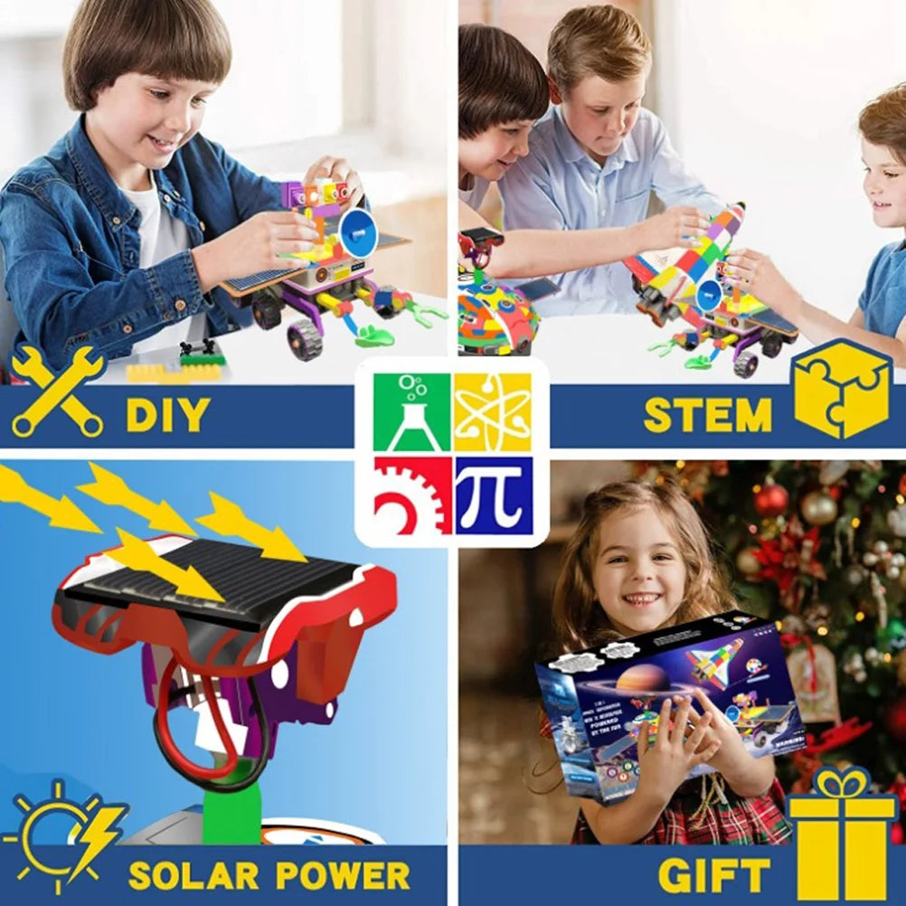 3 In 1 Solar Robot Toy Building Kit T8805