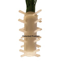 Artificial Cemetery Fall Flowers 24" Burgundy Peony Orange Daisy with Vase A7187