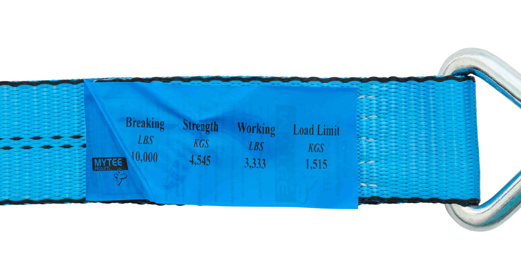 10 Pack 2 Inch x 27 FT Blue Ratchet Strap with J Hooks R353153