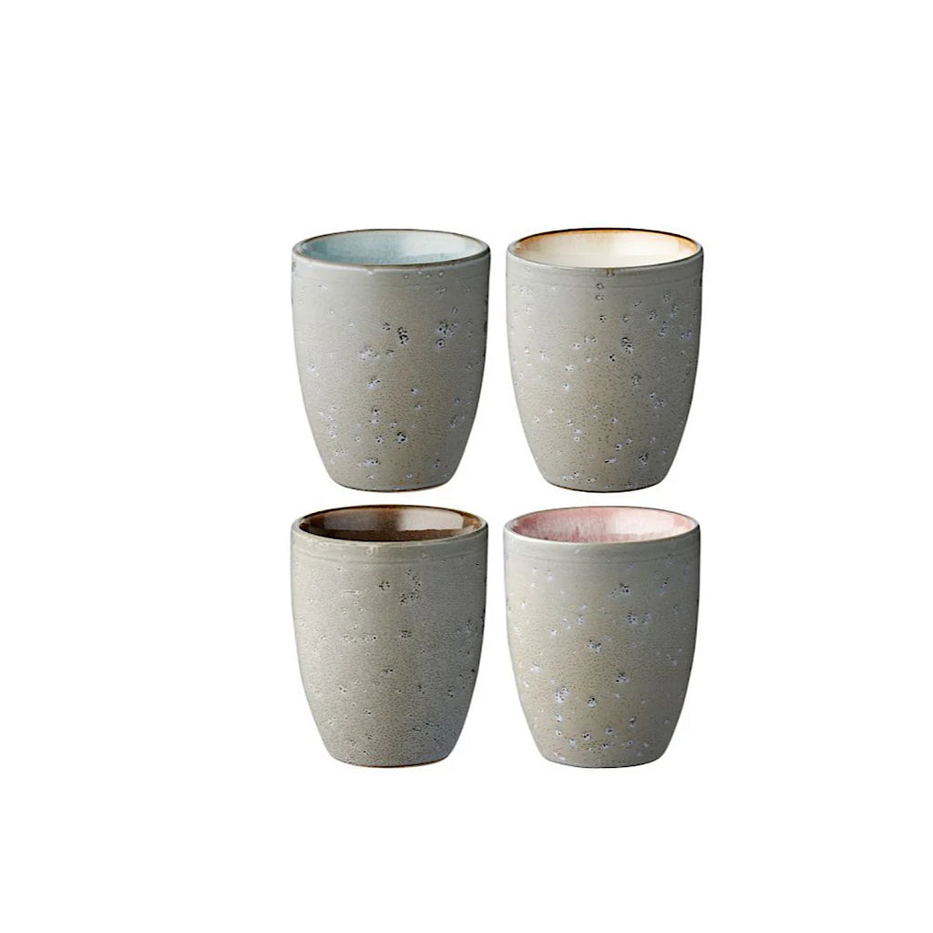 Stoneware Thermo Mug 0.27 l 4 Pcs Q4124