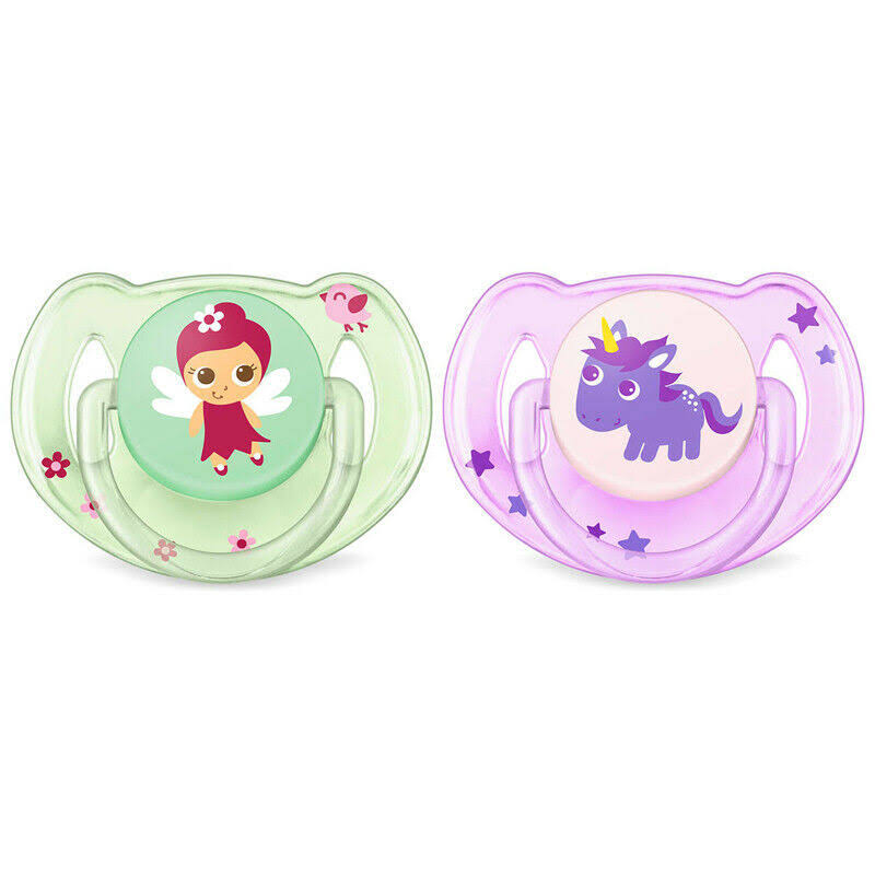 Classic Soothers Pink 6-18M 2pk R510953
