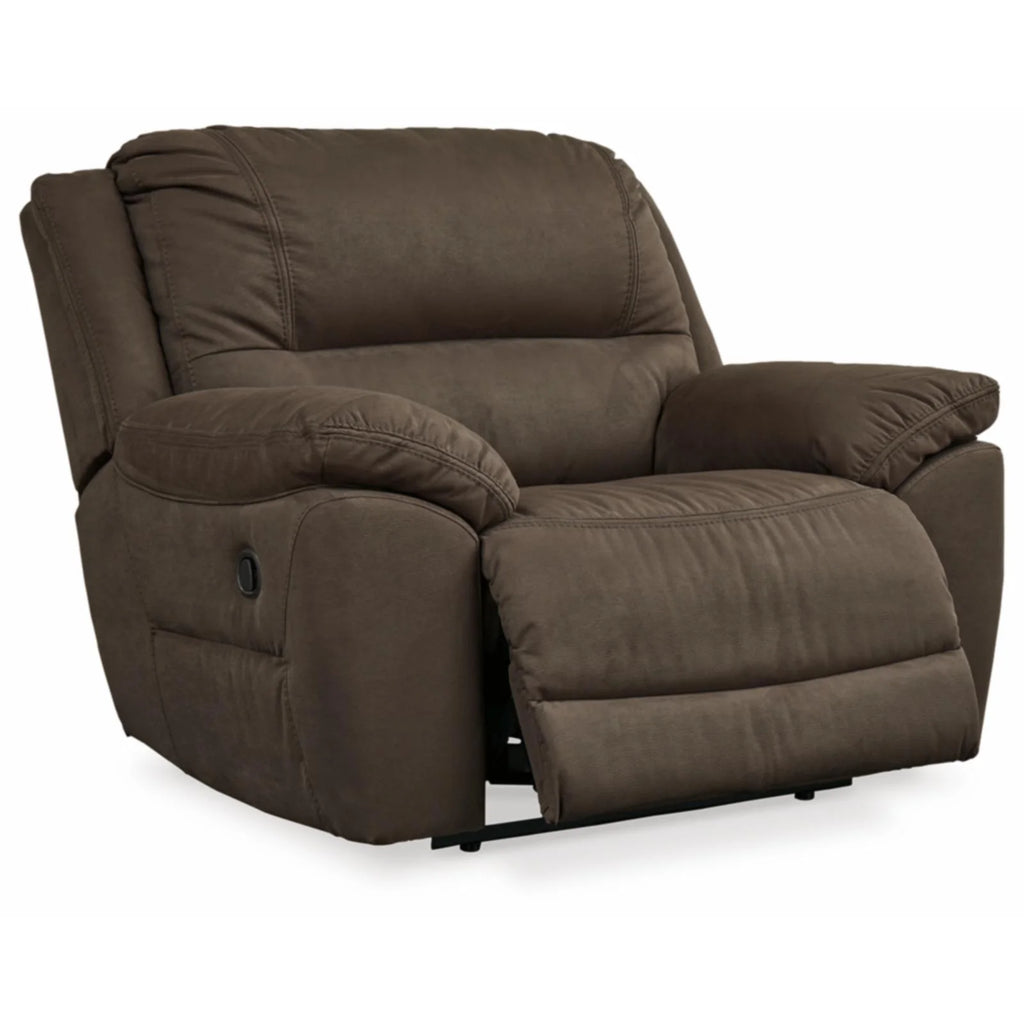 Oversized Faux Leather Recliner R940