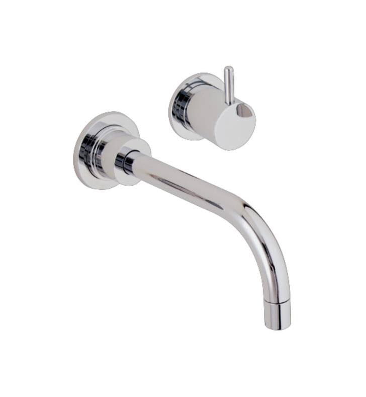 Single Handle Vessel Wall Faucet Satin Nickel H45889