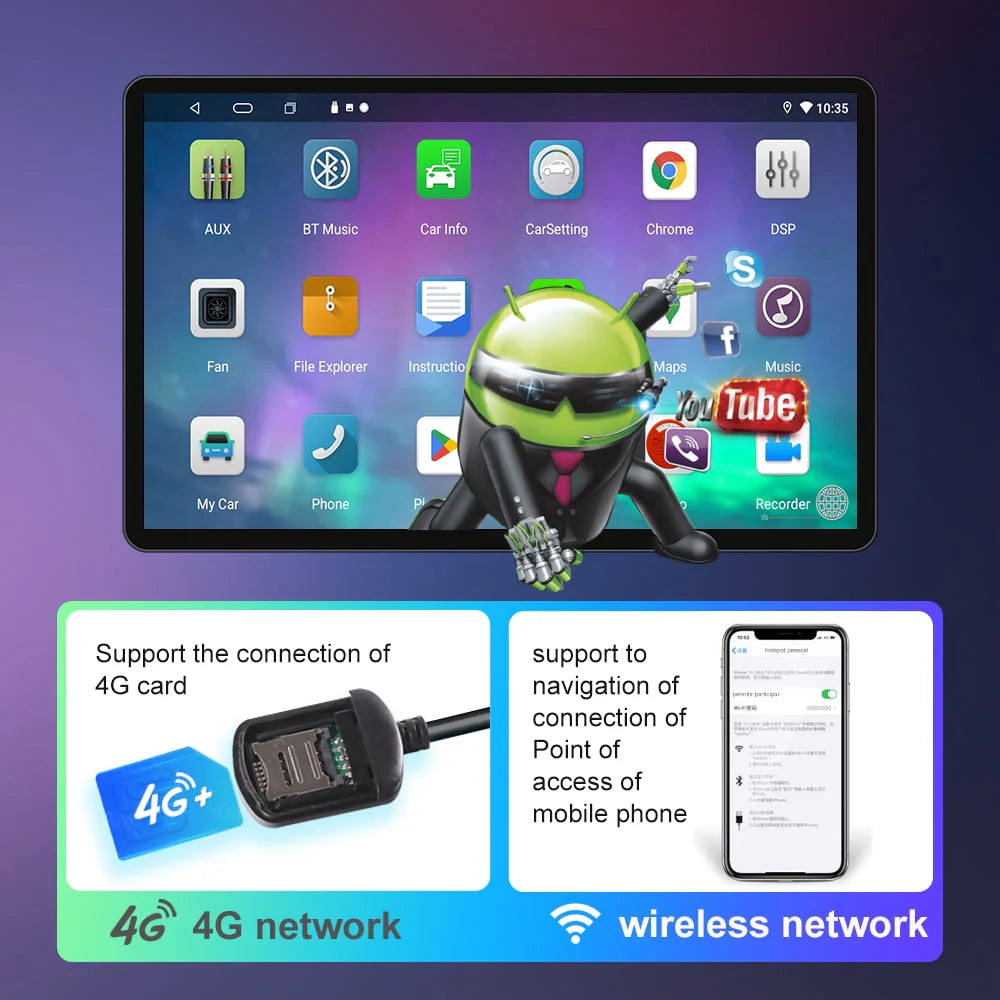Android 12 Car Radio Stereo with Apple CarPlay Android Auto N971