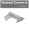 Vented Crown Molding Profile 6 for Wall Mount Range Hood D827817