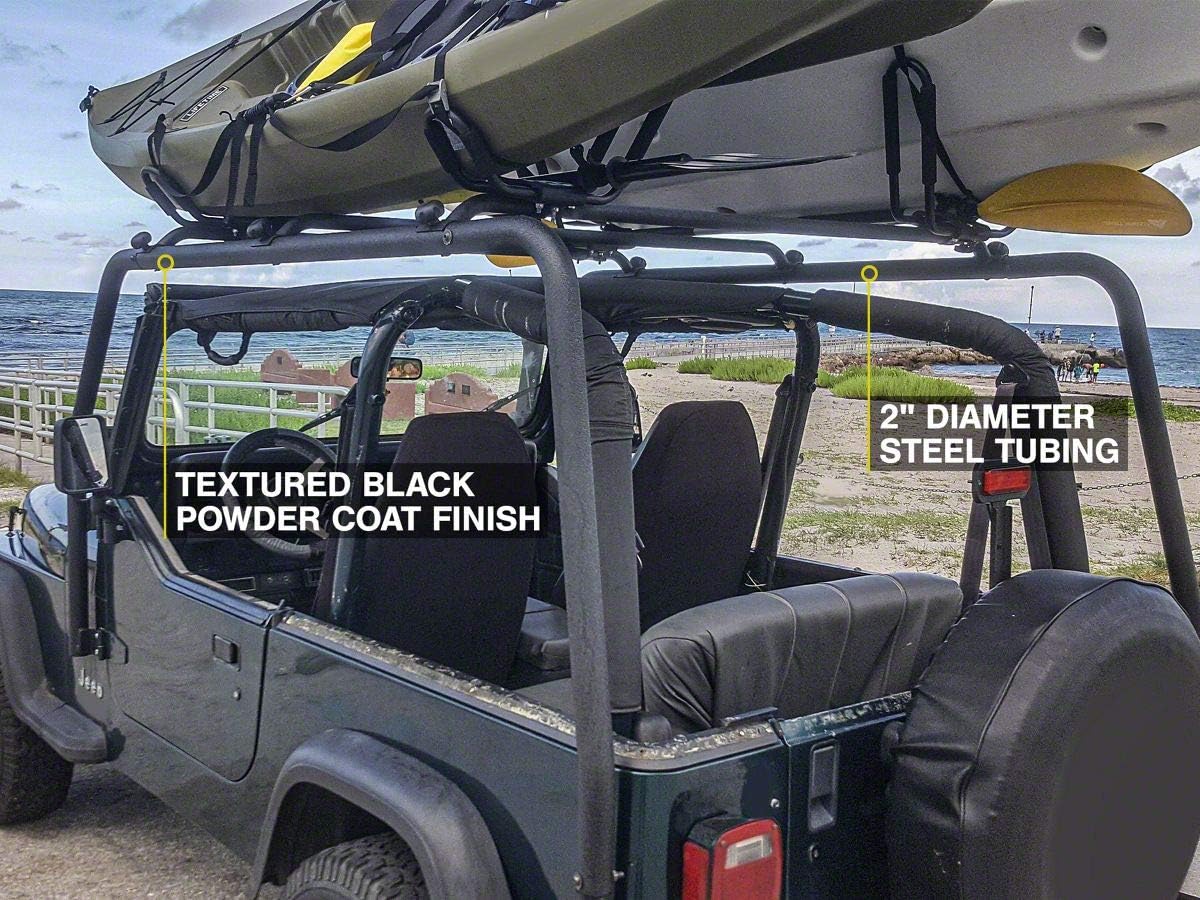 Textured Black Roof Rack Q496