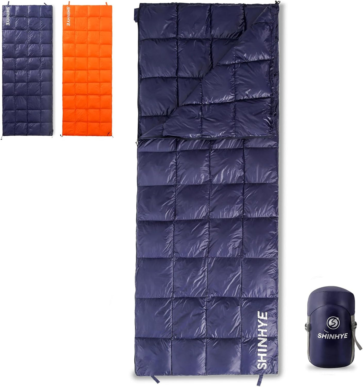 600 Fill Down Ultralight Envelope Sleeping Bag X36902