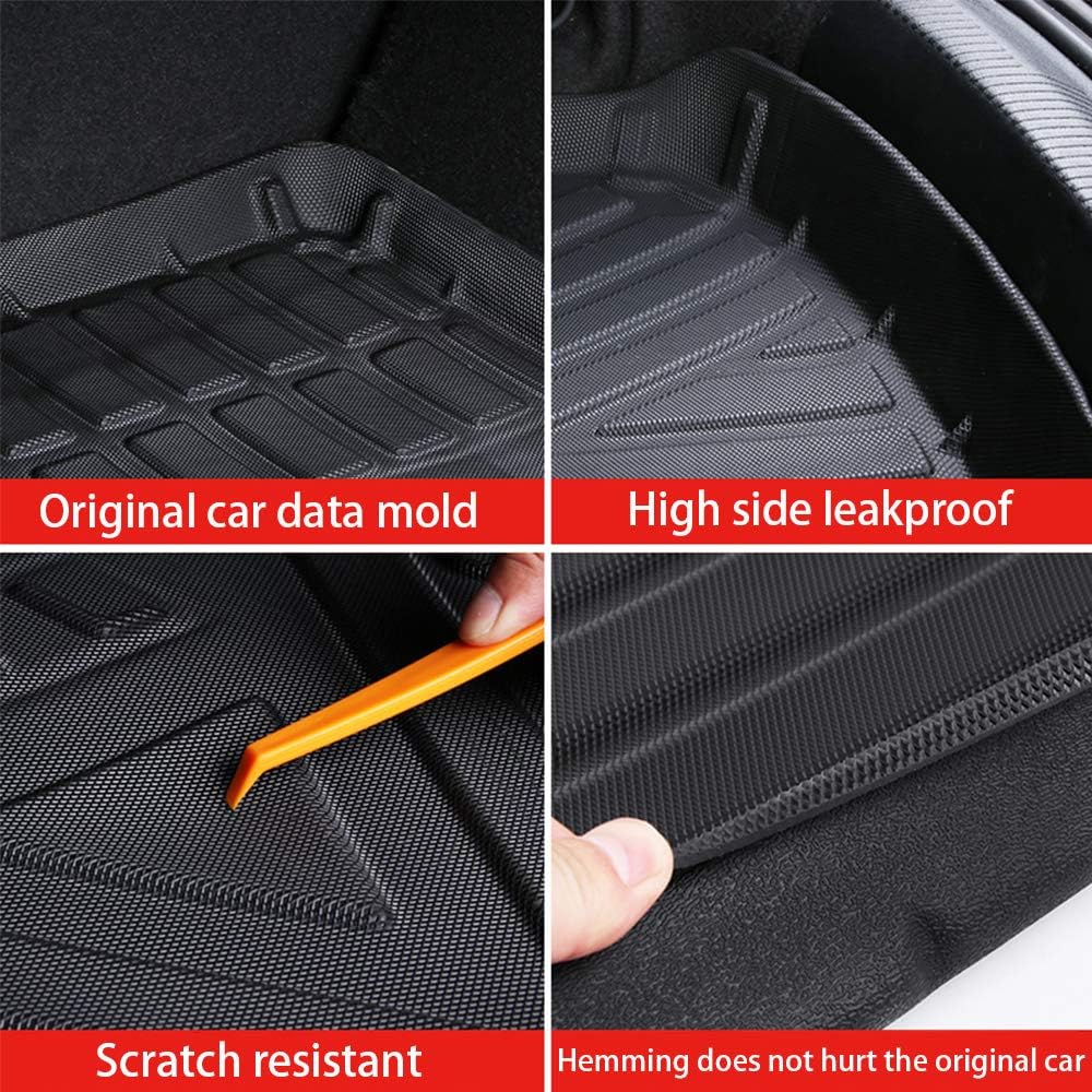 Black Heavy Duty Rubber Cargo Liner Pack of 2 Z719351