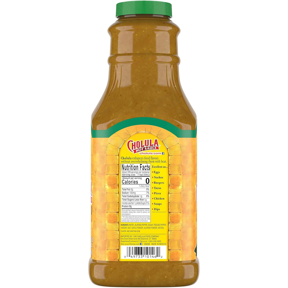 Green Pepper Hot Sauce, 64 fl oz X4242