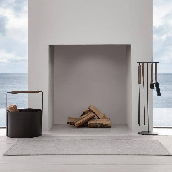 Black Firewood Basket P1086