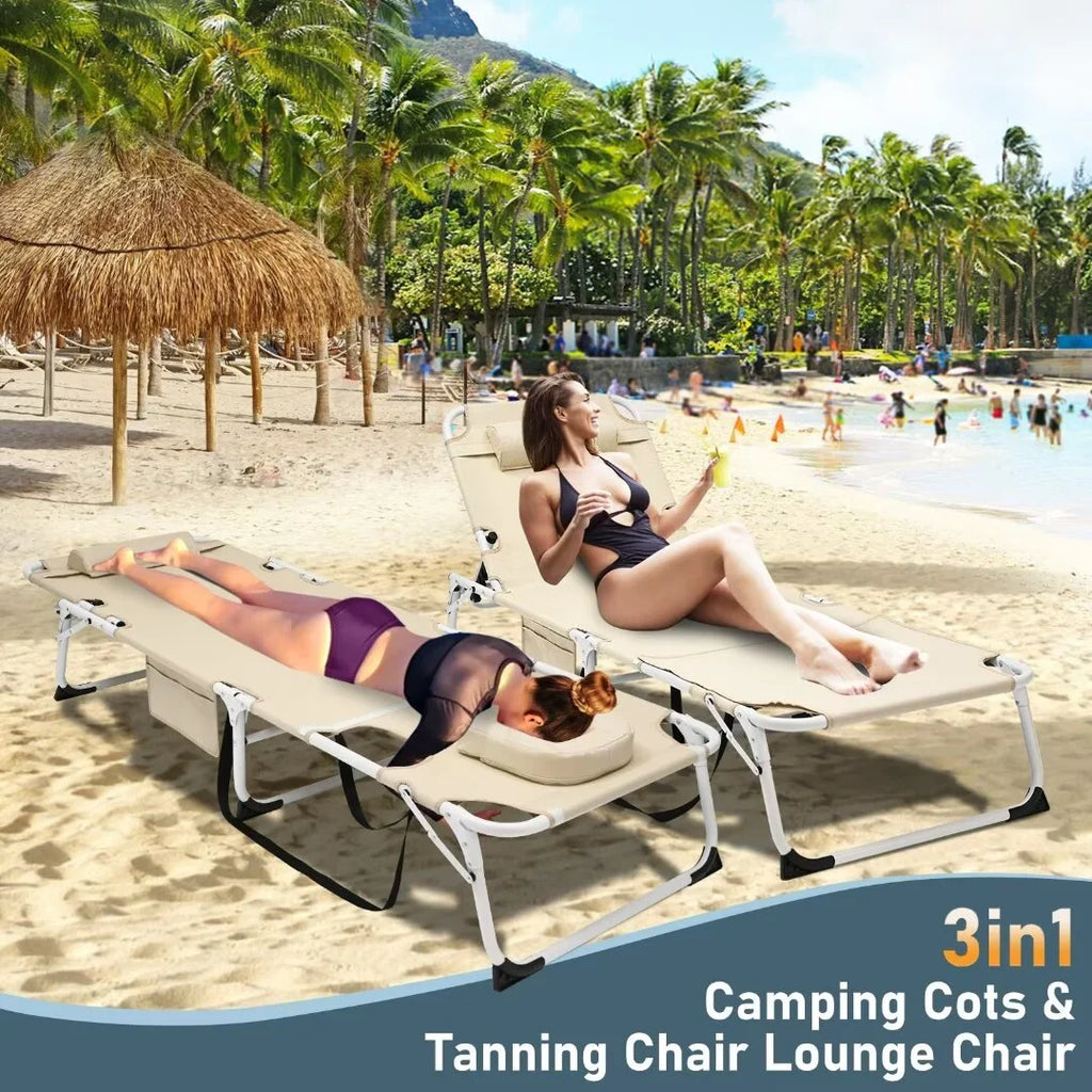 2-Pack Outdoor Chaise Lounge Chair Y27924