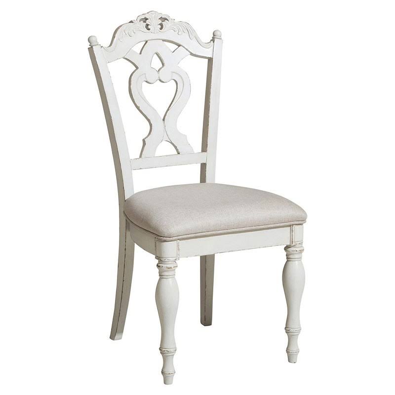 Antique White Desk Chair Y9410