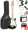 Black 30 Inch Kids Electric Guitar Kit with Amp B727778