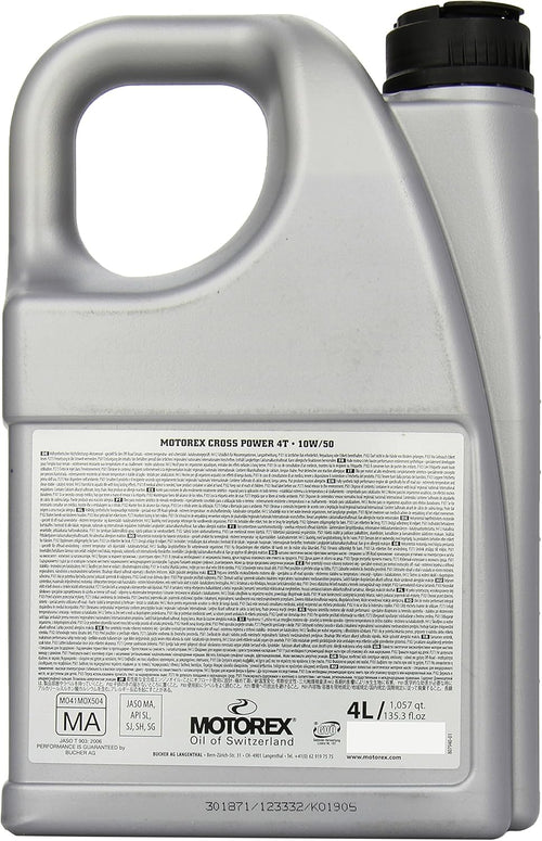 10W50 4T Oil 4L Pack of 2 C5818