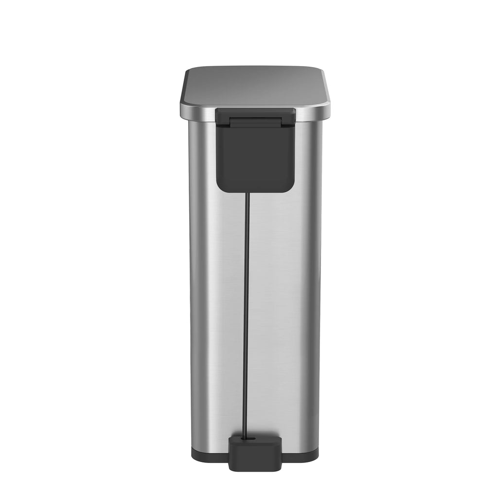 7.9 Gallon Stainless Steel Slim Step Trash Can I797834