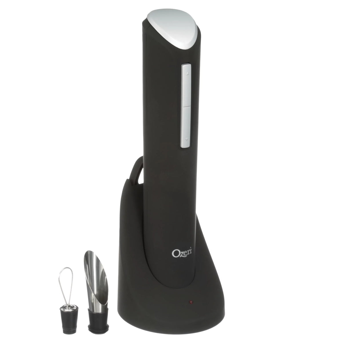 Electric Wine Bottle Opener with Wine Pourer, Stopper, Foil Cutter and Recharging Stand N8801