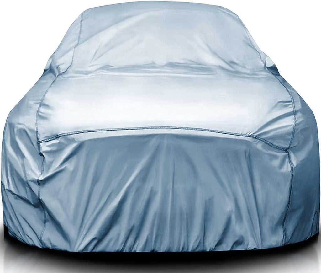 Ford Mustang 2015-2022 Full Car Cover Waterproof All Weather Custom Outdoor Indoor Padded Cover with Straps M865