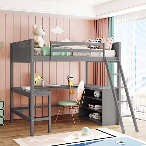 Espresso Twin Over Twin Bunk Bed with Trundle and 3 Drawers Y2727