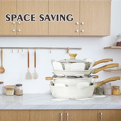 13-Piece Nonstick Granite Cookware Set with Stay-Cool Handles G4192