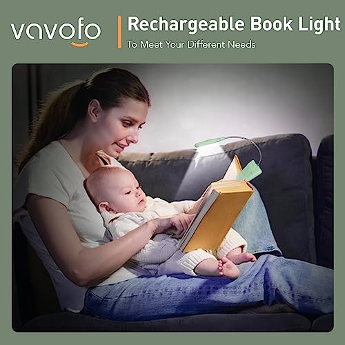 Clip On Book Light, 7 LED Reading Light, Blue D331