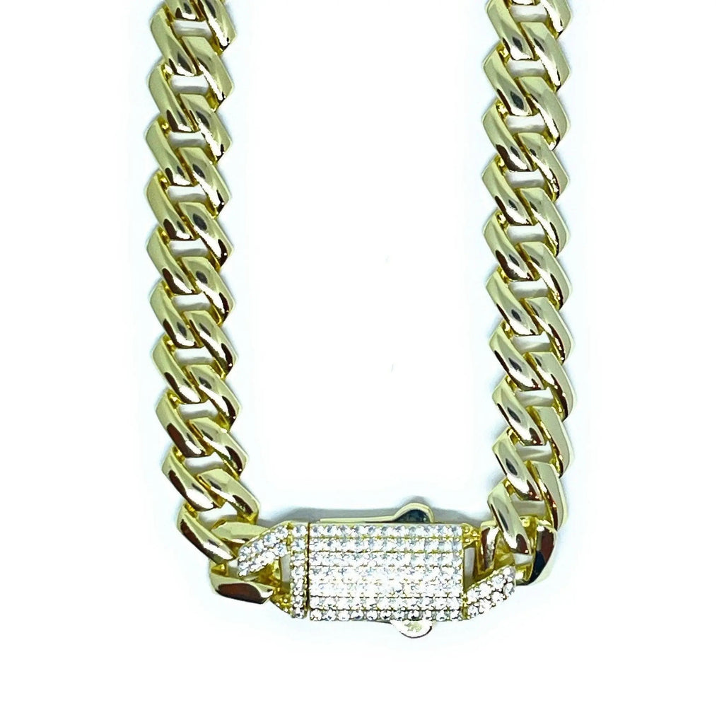 925 Sterling Silver Miami Cuban Link Bracelet B209