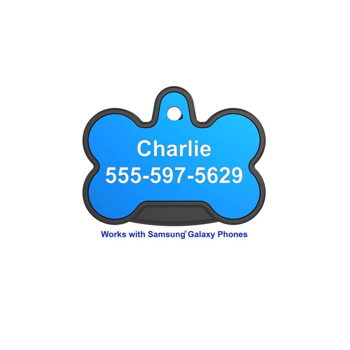 Smart Tag Dog Bone Personalized ID and Tracker U37534