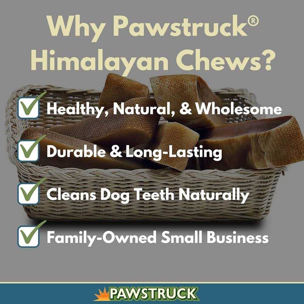 Natural Medium Himalayan Yak Cheese Dog Chew Treats W8579