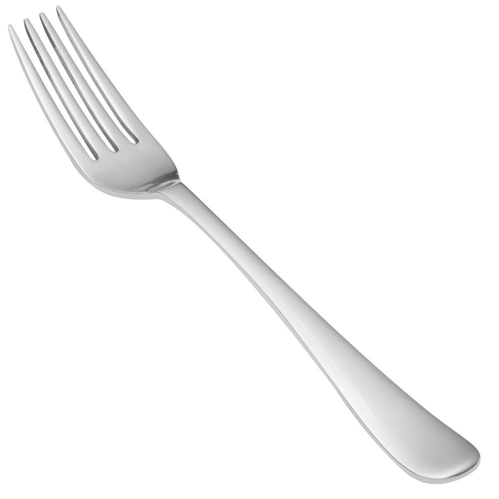 18/0 Stainless Steel Heavy Weight Dessert Fork - 36/Case E310394