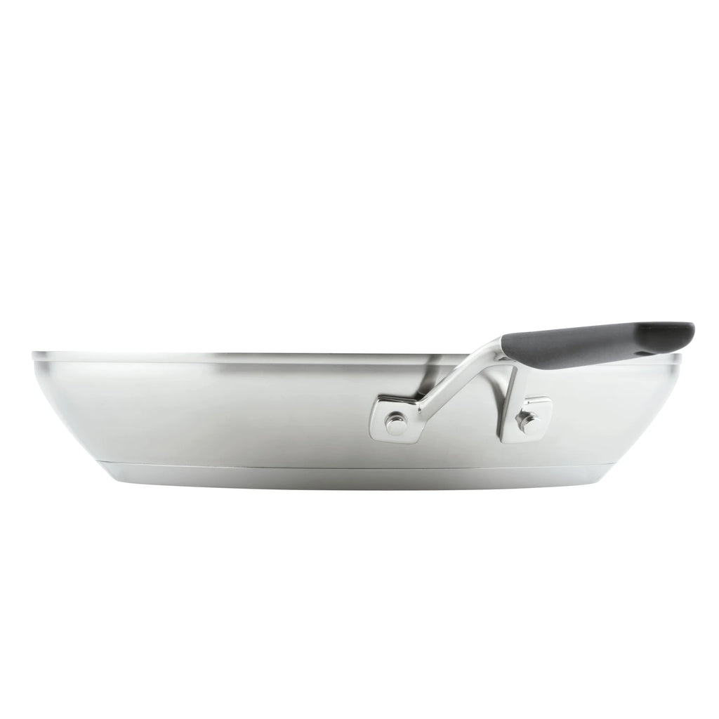10 Pieces Brushed Stainless Steel Cookware Set F957915
