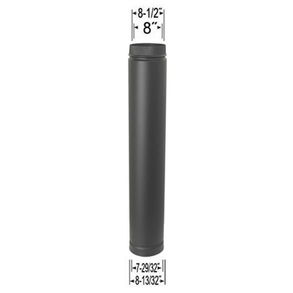8 in. Telescopic Double Wall Stove Pipe W7099