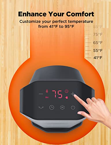 23” Oscillating Ceramic Tower Space Heater with Remote & Thermostat X91303