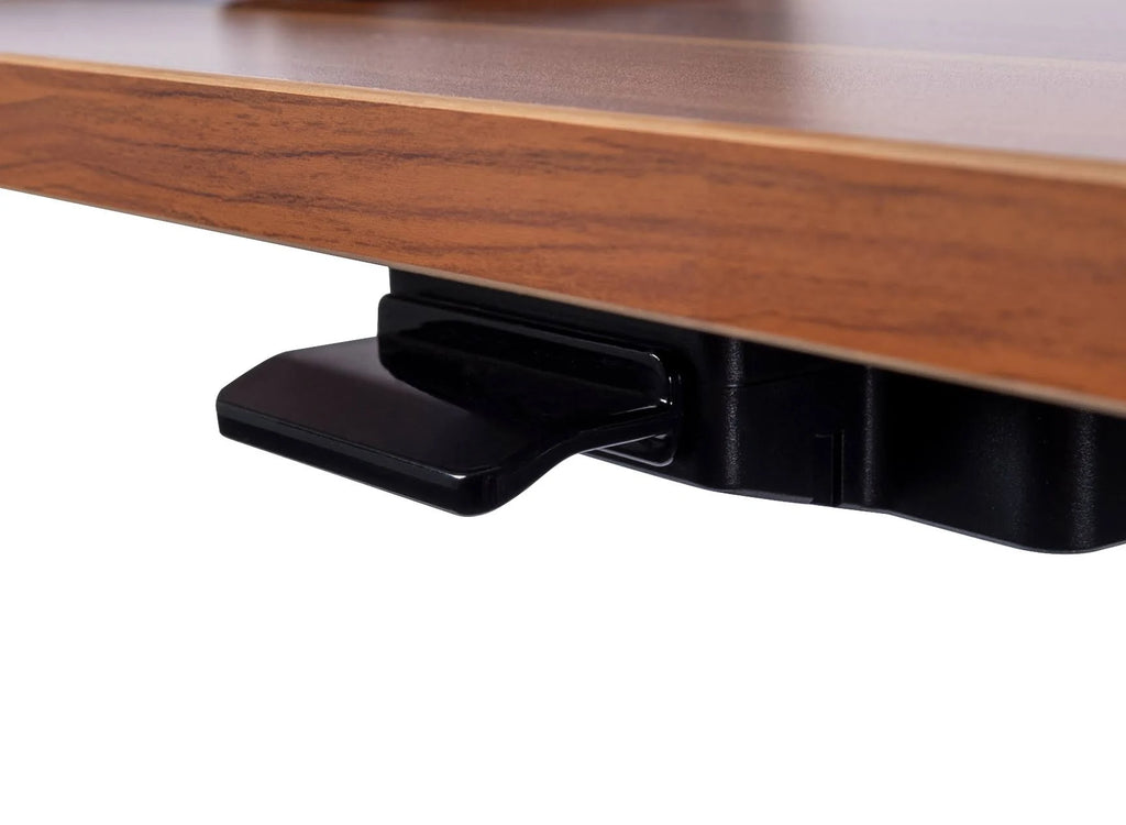 Electric Adjustable Height Standing Desk, Size: 60, Brown S139088