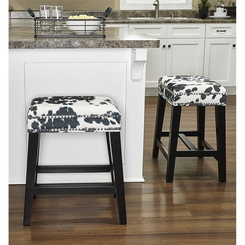 Black Wood Counter Stool K8708