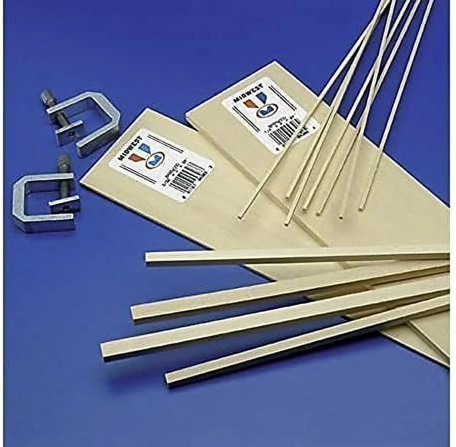 Basswood Strips Wood Building Supplies U576069