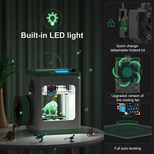 3D Printer with Wi-Fi Cloud Printing, Auto Leveling, Heated Spring Steel Build Plate N37813