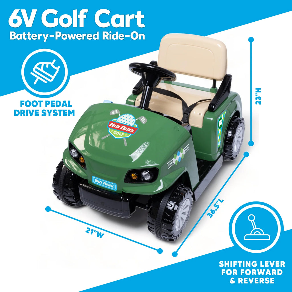 6V Ride On Golf Cart for Toddlers Y4979