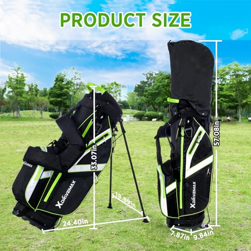 15 Way Lightweight Golf Stand Bag with Rain Cover A163222