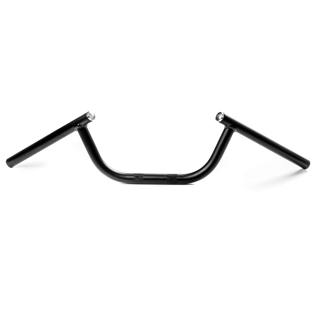 7/8" Clubman Black Steel Motorcycle Handlebar M657673