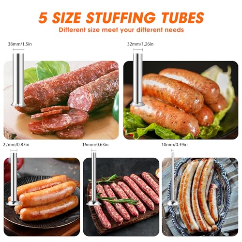 22LB Stainless Steel Electric Sausage Stuffer F562