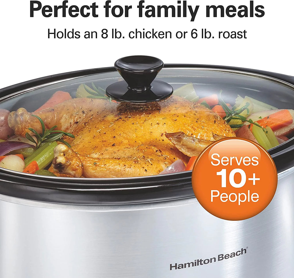 10 Quart Programmable Slow Cooker with Stovetop Safe Crock & 8 Quart Programmable Slow Cooker X791