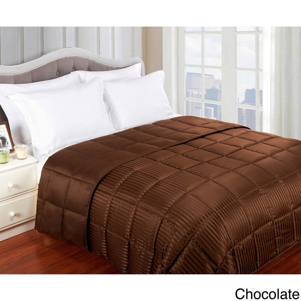 Chocolate Full/Queen Down Alternative Blanket R53091