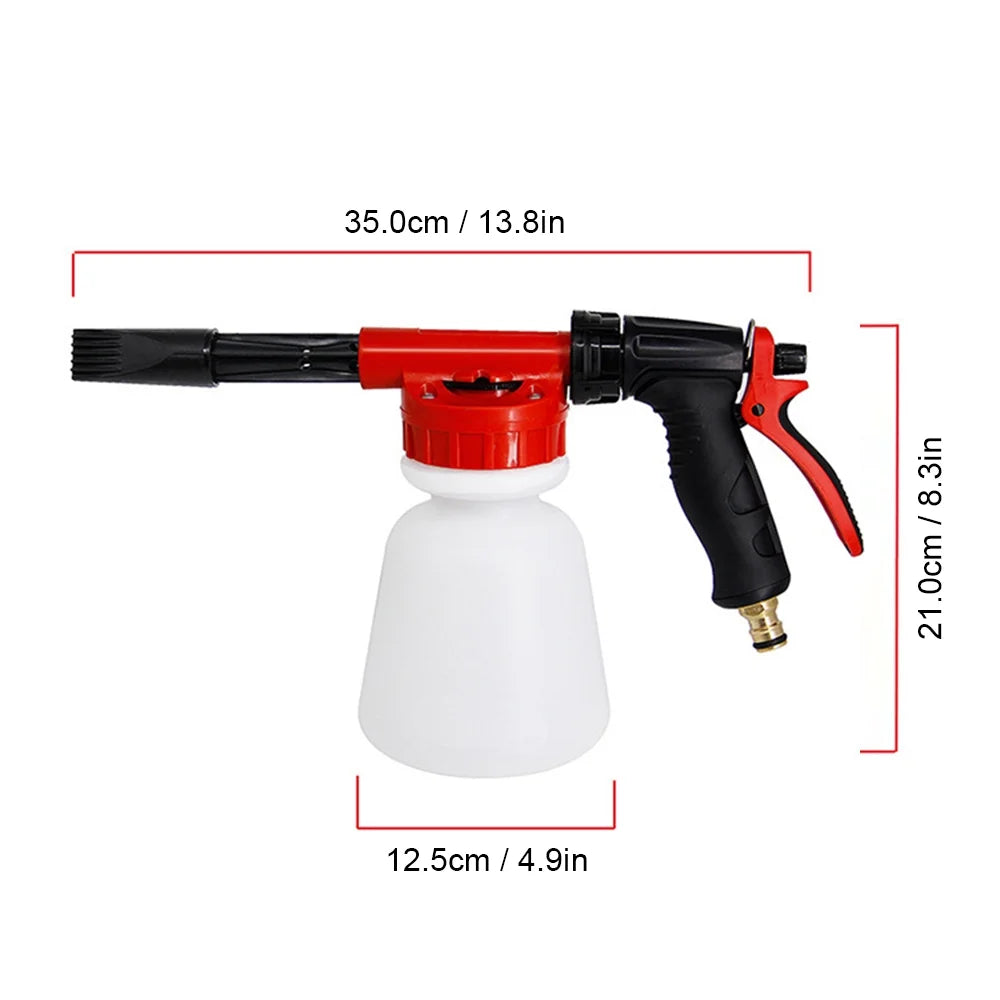 Foam Sprayer Nozzle Kit with 1 Liter Bottle Universal Connectors E78806