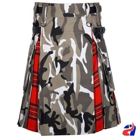 Tartan Utility Kilt Cargo Hybrid 36 M53992