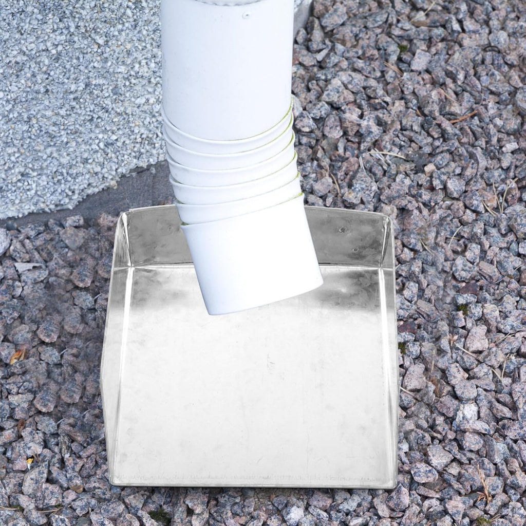 Metal Rain Gutter Downspout Splash Block A483