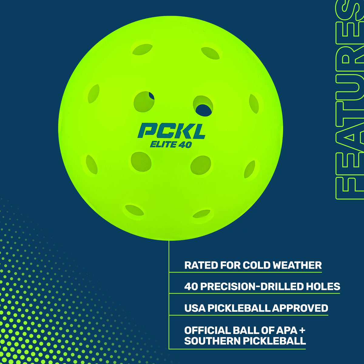 4 Pack Pickleballs N8027